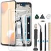 RongZy Schermo di ricambio per Motorola Moto G15 LCD Touch Screen Digitizer interno per Motorola Moto G15/G15 POWER XT2521-3 XT2521-5 Display di ricambio con kit di attrezzi (con telaio