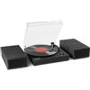 Fenton Retro Platenspeler met Bluetooth en Speakers - Fenton RP165B - Incl. Naald - Zwart / Grijs (102.151)