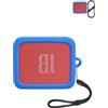 Generic JBL GO ESSENTIAL - Custodia protettiva in silicone per altoparlanti Bluetooth portatili JBL GO Essential, antiurto, antipolvere e impermeabile, per un uso senza preoccupazioni ovunque, colore: blu