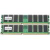 Topiky Modulo di Memoria DDR, 2 Pezzi 1 GB 400 MHz PC-3200 184 Pin Modulo di Memoria per Computer per Desktop, Completamente Compatibile per/per
