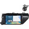 YDLXYWL Android 15 Autoradio per Toyota Hilux PickUp AN120 2015 2016-2023 Tablet Pollici 9 Schermo MP5 Lettore Multimediale Receiver GPS Navigazione con SWC FM RDS Carplay Android Auto (Y9 8Core 6+128G 2K)