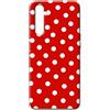 Mixroom - Cover Custodia Back case In TPU Silicone Morbida Per Samsung Galaxy A54 5G Fantasia Pois Bianco E Rosso P236