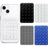 KIRZAX 4 Supporti in Silicone per Retro Telefono Cellulare, Porta Telefono Antiscivolo con Ventosa, Adatto a Tutti i Modelli di Telefono per Selfie e Video (Stile 2)