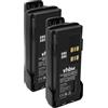 vhbw 2x batteria compatibile con Motorola DP4800, DP4601, DP4600, DP4401, DP4801 radio (3350mAh, 7,4V, Li-Ion) + clip