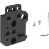 Sorandy Staffa di Estensione Universale Leggera per Montaggio su Doppio Lato per Ronin S RS2 RS3, Integrazione Semplice per le Riprese, Lega di Alluminio Nera 1,77 * 1,38 Pollici, Compatibile con