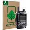ScreenLeaf 2 Pezzi Pellicola protettiva per Yaesu FT-5DE/DR [Proteggi Schermo Sostenibili, Clear, Antigraffio]