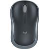 Logitech M185 RF Wireless Ambidestro Nero - Mouse (RF senza fili, ufficio, Computer portatile, ambidestro, Nero, USB)
