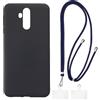 Shantime Custodia TPU con Tracolla/Collana a Spalla Compatibile con Oukitel K9, Cover Protettiva Antiurto con Laccio Regolabile