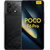XIAOMI Poco F6 Pro, Snapdragon® 8 Gen 2, tripla fotocamera 50MP, Ricarica iperveloce a 120W, 5.000mAh, 12GB+256GB, Nero