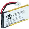 vhbw batteria compatibile con Sennheiser MB Pro 1, MB Pro 2, OfficeRunner, Pro 1, Pro 2, SD Office auricolari cuffie wireless (180mAh, 3,7V, Li-Ion)
