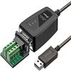 DTech Adattatore seriale da USB a RS485 RS422 R232 con scheda breakout luci LED supporta DC5 V per dispositivi di controllo multi-tipo Windows 10 8 7 XP Mac (0,2 m (interfaccia 3 in 1)