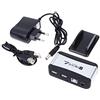Lckiioy Eu Plug Hub Esterno 7 Porte Usb 2.0 Con Slot Di Alimentazione Multi-Socket Per Notebook Pc