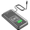 Generico Tappetino Ricarica Wireless Auto - Silicone | Caricabatterie Rapido A Induzione | Base Antiscivolo Per Smartphone Guida E Navigazione