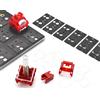 RunJRX Pellicola per interruttori per tastiera Poron, pellicola per interruttori per Cherry Gateron Kailh MX, cuscinetti per interruttori per tastiera hot swap (pellicola e cuscinetto, 120 pezzi)
