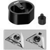Ozkak Starlink - Mini adattatore per treppiede versione 2025, tasca a doppia profondità per adattatori per tubi nuovi e vecchi, compatibilità con treppiedi da 1/4-20 e 3/8-16, ideale per campeggio, camper