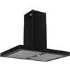 Silverline Cappa da cucina ad Isola Aspirante 90 cm Nero