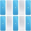 ElevateTech Striscia magnetica per luci sotto armadietti, 10 pezzi di ricambio in metallo strisce adesive per armadietti, luci a LED