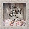 Lawrence Frames Weathered Birch Shadow box Wine Cork Holder, marrone, 10 x 10