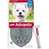 BAYER ITALIA Advantix Spot On 4 Pipette Da 1 Ml Per Cani Da 4-10 Kg