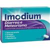 Johnson & Johnson Imodium Diarrea E Meteorismo - Farmaco Antidiarroico 12 Compresse