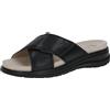 CAPRICE Ciabatte da Donna in Pelle con Chiusura a Strappo, Beige (Pearl Nappa), 36 EU