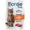 Monge Fresh Sterilised Anatra Paté e Bocconcini 85g Bustina Gatti Sterilizzati