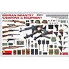 MiniArt Mini Art 35247 1:35 - Set di Armi/Accessori per Fanteria Tedesca - Riproduzione Fedele all'originale, modellismo, Kit di Costruzione in plastica, Fai da Te, Hobby, incollaggio, modellismo,