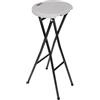 Perel Toolland FP145 Tolland - Sedia da Bar reclinabile, 80 cm