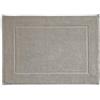 kela Tappetino da bagno100 x 60 x 2 cm LADESSA, tappeto da bagno grigio, lavabile, 100% cotone, morbido tappetino da bagno grigio argento