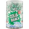 Golia Bianca, Caramelle Dure, Gusto Menta e Liquirizia, Barattolo da 800 Pezzi Monoporzione, Incartati Singolarmente, Formato Scorta, da Condividere con Amici