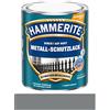 Hammerite 750 ML Hammerite direttamente sulla ruggine del metallo Vernice Protettiva Grigio Chiaro, Matt