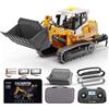 Womaqu Bulldozer radiocomandato 1:50 con pala in metallo cingoli in metallo telecomando