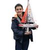 PLAY STEAM PLAYSTEAM Voyager400 Barca a Vela Radiocomandata 2,4GHz con Motore in Rosso 66