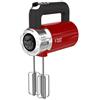 Russell Hobbs MX3100RDR - Miscelatore manuale stile retrò, 4 velocità + Turbo Boost, rosso