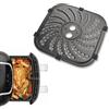 RANRAO Piastra grill per friggitrice ad aria PowerXL per friggitrice ad aria Vortex Pro Plus, in acciaio al carbonio 8QT, antiaderente, vassoio di ricambio con manico, per lavastoviglie (24 x 24 cm)