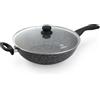 Westinghouse Wok antiaderente rivestito in marmo da 12,5 pollici