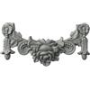 Ekena Millwork Ekena onl14 X 07 X 02ro 14 1/4 larghezza x 18 cm Altezza x 2 Lampada per Rosa Swag Addobbi - Primed