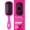 The Knot Dr. Spazzola districante per capelli | Spazzola districante per capelli bagnati e asciutti | Setole FLEXALITE™, riducono la rottura ed eliminano i nodi - Pro Brite, Fushsia rosa brillante