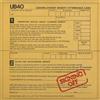 UB40 Signing Off (Vinyl LP) 12" Album Coloured Vinyl