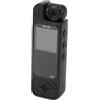 Akozon Videocamera 4K Portatile Indossabile con Obiettivo Ruotabile a 180 Gradi Batteria da 1200 MAh Posteriore Registrazione in Loop per i Viaggi in Bicicletta delle Forze