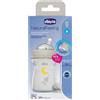 CHICCO (ARTSANA SpA) Chicco Biberon In Vetro Natural Feeling Flusso Lento 0 Mesi+ Unisex 250ml - Comodità e Sicurezza per l'Alimentazione del Tuo Bambino