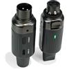 AROMA Trasmettitore e Ricevitore XLR Wireless Sistema Audio Microfono UHF Senza Fili