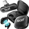 Neceff Mini Microfono Wireless USB C per iPhone 15 16 Android Samsung Microfono per