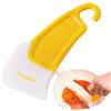 Generisch Raschietto flessibile in silicone - Rimozione dei residui della , pulitore riutilizzabile, strumento per la pulizia del tavolo da cucina, kit di attrezzi per la pulizia, lama da cucina non