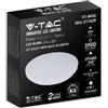 V-TAC VT-8436 Plafoniera led 36W circolare bianca color change 3in1 switch interno cover opaca satinata IP20 - sku 217609