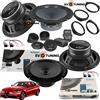 Audison EvoTuning Kit 6 Casse Altoparlanti Audison Apk+Apx 165 Anteriori e Poster per Alfa Giulia