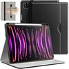 JETech Custodia per iPad Pro 11 Pollici 4/3/2 (2022/2021/2020 Modello), Cover Protettiva Folio in Pelle PU con Cinturino da Mano, Portapenne & Tasca, Visualizzazione Multi-Angolo (Nero)