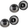 AZLA SednaEarfit MAX TWS 6 - Tappi di ricambio per cuffie senza fili - Tappi per le orecchie in silicone per ridurre il rumore, compatibili con Sony, Samsung, Sennheiser e Devialet (Dark Gray, ML)