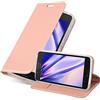 Cadorabo Custodia Libro per Motorola Moto G5 in Classy Oro Rosa - con Vani di Carte, Funzione Stand e Chiusura Magnetica - Portafoglio Cover Case Wallet Book Etui Protezione