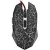 Mxtech Mouse Ottico a LED Mouse cablato LED Nero retroilluminato a 6 Pulsanti per Desktop/Notebook/Tablet(Black, A70)